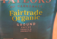 a pack of organic coffee